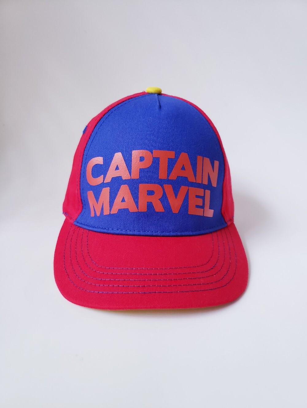 Captain Marvel Red Blue Ball Cap